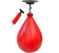 Tsffae De Vitesse De Boxe, Sacs De Vitesse en Cuir PU pour Boxe, Ensemble De Boxe Speedbag Poire, De Vitesse De Frappe, De Frappe De Boxe Suspendu pour Le Fitness