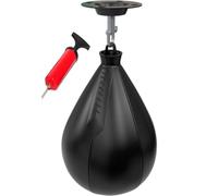 Tsffae De Vitesse De Boxe, Sacs De Vitesse en Cuir PU pour Boxe, Ensemble De Boxe Speedbag Poire, De Vitesse De Frappe, De Frappe De Boxe Suspendu pour Le Fitness