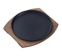 Tsffae Planche De Service Commerciale, Plaque De Grill, Plaque De Cuisson en Fer, Plaque De Cuisson en Fonte, Ensemble De Poêles, Plateau De Grill, Assiette À Steak Teppanyaki, Plateau Japonais