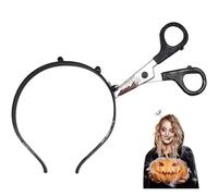 Tsffae Serre-tête d'horreur pour Halloween, Simulation De Couteau, Ciseaux, Accessoires De Tête pour Cosplay, Accessoires d'horreur, Cerceau pour De Fête Costumée pour Halloween, Carnaval,