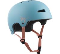 TSG Evolution Women Casque Skate Satin Porcelain Blue S/M 54-56 Cm