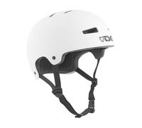 TSG Casque Evolution – Homme Blanc satiné L/XL (57–59 cm)