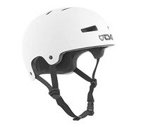 TSG Homme Evolution Casque, Blanc (Satin White), L/XL (57-59cm) EU