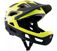 TSG Kids Downhill Casque de VTT S R Graphic Design - Flow Black-Yellow