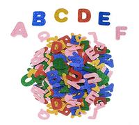 TSHAOUN 130 Pièces Stickers Lettres en Mousse,Lettres de l'alphabet en mousse autocollante et pailletée,Auto-adhésif D'Autocollants Alphabet Mousse Lettres,pour DIY Art Décoration (130 Pièces)