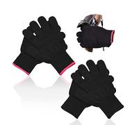 TSHAOUN 2 Paires Gant Résistant à la Chaleur pour la Coiffure, Gants de Protection Gant Anti Chaleur pour fer à Lisser à Friser le Plat la Baguette de Cheveux Curling Outils