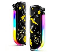 TSHAYA Manette Switch, Manette Switch sans Fil avec Gyroscope 6 Axes/Double Vibration/Réveil/Capture D'écran/Contrôle de Mouvement, Compatible avec Switch/OLED/Lite