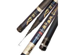 TSHIGO Canne a Pêche au Coup Chinoise Carpe Carbone Télescopique 8m,9m,10m,11m,12m,13m,14m,15m Extensible Canne a Pêche (Size : 10m)