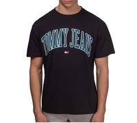 TShirt 100% coton gros logo printé - Tommy Jeans - Homme - Bleu - Droite - Manches courtes S