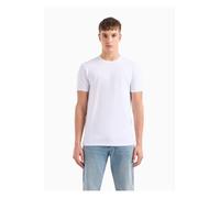 TShirt - ARMANI EXCHANGE - Slim - Blanc - Manches courtes - 95% Coton XXL