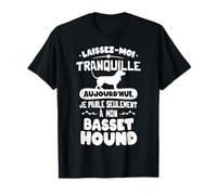 Tshirt Basset Hound Femme Fille Je parle à mon Basset Hound T-Shirt
