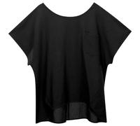 Tshirt Blanc, Chic et Élégant Vintage Tee Shirt Été Long Manches Courtes Top Grande Taille Oversize T-Shirts Sport Très Large Anti UV Blouse, Black, M