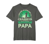 Tshirt Chasse Homme Cerf élaphe Cadeau Chasse fête des pères T-Shirt