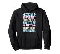 Tshirt des Travailleurs Sociaux Has to Be Meaningful Travail Sweat à Capuche