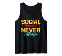 Tshirt des Travailleurs Sociaux Support Never Sleeps Travail Débardeur