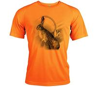 Tshirt du Chasseur Motif lievre [avec Texte Personnalisable]