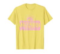 Tshirt En Soleil Sunshine Girl Retro Plage Coulisses T-Shirt