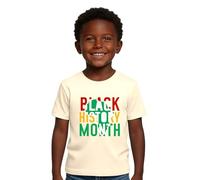 Tshirt Enfant - T-Shirt à Manches Courtes pour garçon vêtement inspirant pour célébrer l'héritage et la Vie Scolaire Quotidienne