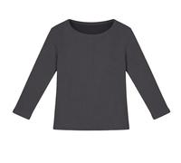 Tshirt Enfant, T-Shirt à Manches Longues CôTelé Extensible pour Filles Coupe AjustéE Basique Et DéContracté Confortable