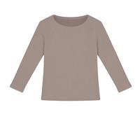 Tshirt Enfant, T-Shirt à Manches Longues CôTelé Extensible pour Filles Coupe AjustéE Basique Et DéContracté Confortable