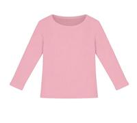 Tshirt Enfant, T-Shirt à Manches Longues CôTelé Extensible pour Filles Coupe AjustéE Basique Et DéContracté Confortable
