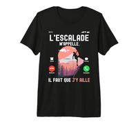 Tshirt Escalade Grimpeur Alpinisme Escalade m'appelle Humour T-Shirt Haut de Gamme