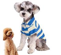 Tshirt for Dog - Cotton, Striped Breathable Dog T-Shirt Summer Outfit Comfortable | Soft, Pet T-Shirt for Small, Medium, Large Dogs and Cats, Summer Clothes, Pet Sweatshirt, Casual Wear