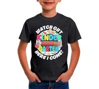 Tshirt Garcon 4 Ans,T-Shirts pour La Maternelle « Bonjour L'éCole J'Arrive » pour Le Premier Jour D'éCole des Enfants pour La Remise des DiplôMes De La CrèChe