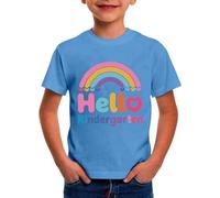 Tshirt Garcon 5 Ans,T-Shirts pour La Maternelle « Bonjour L'éCole J'Arrive » pour Le Premier Jour D'éCole des Enfants pour La Remise des DiplôMes De La CrèChe