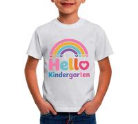 Tshirt Garcon 5 Ans,T-Shirts pour La Maternelle « Bonjour L'éCole J'Arrive » pour Le Premier Jour D'éCole des Enfants pour La Remise des DiplôMes De La CrèChe