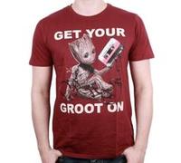 Tshirt Gardiens de la Galaxie 2 Marvel - Get your Groot On - Violet - XXL G