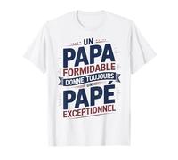 Tshirt Homme Papé Formidable idee Humour Fete des Peres Papé T-Shirt