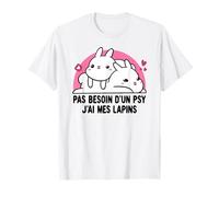 Tshirt Lapin Mignon Humour Drole Femme Fille J'ai mes Lapins T-Shirt
