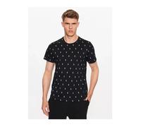Ralph Lauren - T-shirt Logo All Over - Homme - Tops - Noir - Taille: M