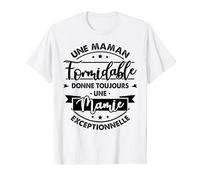 Tshirt Mamie Maman Formidable donne Mamie Exceptionnelle T-Shirt