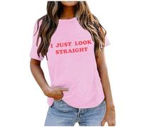 Tshirt Manche Longue Femme LGBT Gay Chemise Femmes Drôle Arc-en-Ciel Amour Graphique T-Shirt Égalité T-Shirt Décontracté À Manches Courtes(M)