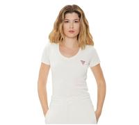 Tshirt MC col v coton stretch - Guess jeans - Femme XL