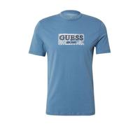 Guess Cn Guebox Short Sleeve T-shirt Bleu S Homme