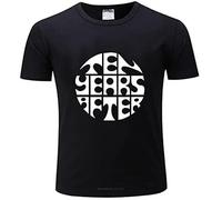 Tshirt Men Cotton Tops New Ten Years After English Legend Men's Black T-Shirt Tee-Shirt Man Tee
