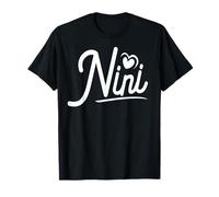 Tshirt Nini Cadeau Fete des Meres idée Cadeau Nini T-Shirt