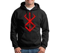 TShirt-People Berserk Cursed Sweat à Capuche Homme - Noir - Large