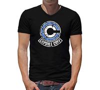 TShirt-People Capsule Corp T-shirt col V pour homme - Noir - XX-Large