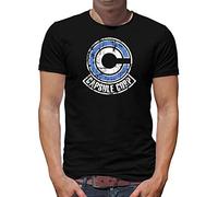 TShirt-People Capsule Corp T-Shirt Homme - Noir - Medium