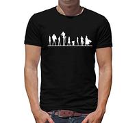 TShirt-People Evolution One Piece T-shirt pour homme Luffy Hat Manga 5XL Noir, Noir , XXXXXL