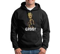 TShirt-People I am Groot Baby Pull à capuche pour homme - Noir - Small