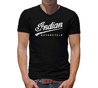 TShirt-People Indian Motorcycle T-shirt à col en V pour homme - Noir - Large