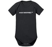 TShirt-People Stark Industries Body pour bébé avec Logo - Noir - 6 Mois