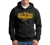 TShirt-People USCSS Nostromo Pull à capuche pour homme - Noir - Medium