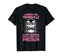 Tshirt Pingouin Femme Fille Enfant Je parle à mon Pingouin T-Shirt