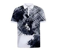 Tshirt Sport Homme Nouveau Drapeau National Jour de l'indépendance Hommes Poitrine Fermeture éclair Manches Courtes décontracté col Rond t-Shirt